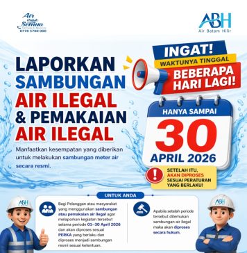 Bagi Pelanggan tidak Resmi akan di Proses Secara Hukum