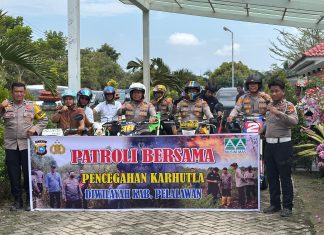 Program Green Policing, PT Musim Mas Gandeng Polres Pelalawan Tanam Pohon