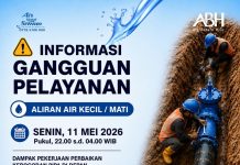 Perbaikan Kebocoran Air Bersih di Nongsa , PT Air Batam Hilir Langsung turun melakukan Perbaikan
