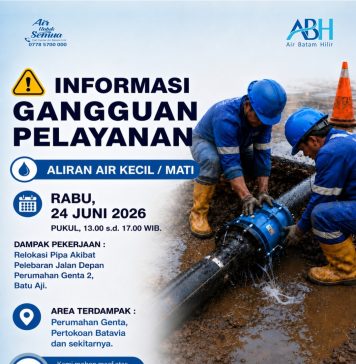 Perbaikan Kebocoran di Wilayah Batu Aji dan Sekitarnya