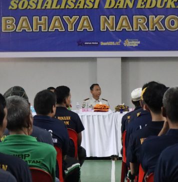 Peringati Hari Anti Narkotika Internasional, Lapas Batam Gandeng BNN Kota Batam Sosialisasikan Bahaya Narkoba