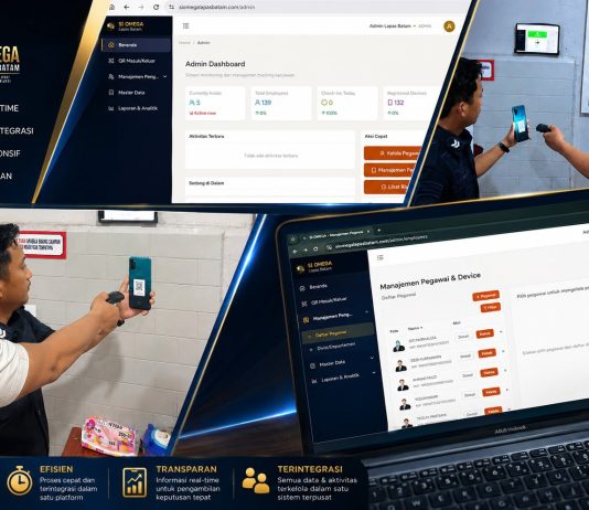 Ka. KPLP Lapas Batam Ciptakan SI OMEGA, Solusi Digital Pengawasan HP Petugas Menuju Zero HALINAR