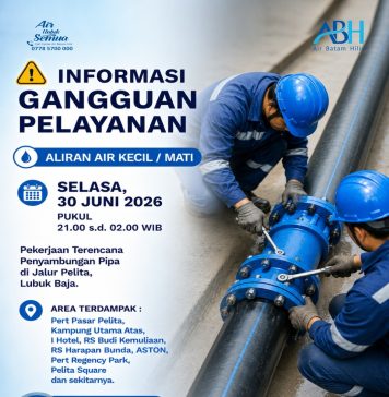 Pekerjaan Penyambungan Pipa DN 300mm di Jalur Pelita, Lubuk Baja