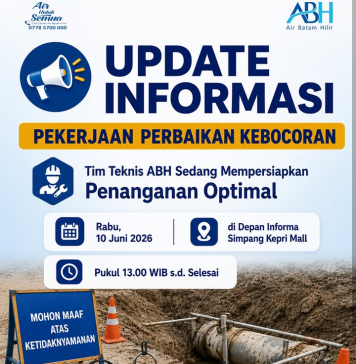 Perbaikan Kebocoran PIPA Distribusi ,ABH berupaya Melakukan Perbaikan