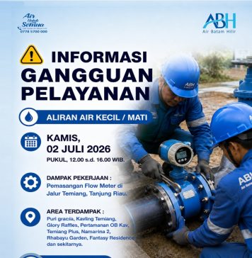 Pekerjaan Pemasangan Flow Meter 150mm di Jalur Temiang, Tanjung Riau