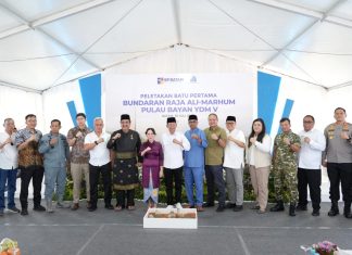 Tingkatkan Estetika Kota, Kepala BP Batam Mulai Bangun Bundaran Raja Ali Marhum Pulau Bayan