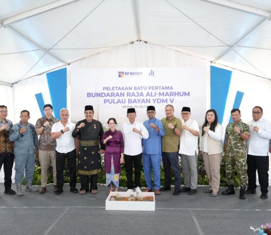 Tingkatkan Estetika Kota, Kepala BP Batam Mulai Bangun Bundaran Raja Ali Marhum Pulau Bayan