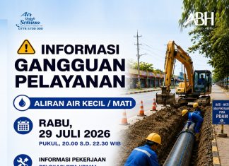 Pekerjaan Relokasi Pipa DCIP 200mm Jalur Utama Piayu, Sei Beduk