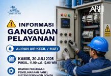 Pekerjaan Pemeliharaan Panel Sistem Pendingin Pompa Distribusi di Instalasi Pengolahan Air Minum Muka Kuning