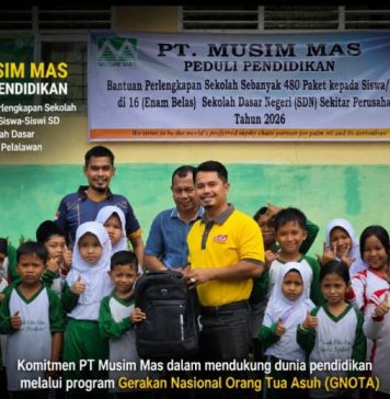 PT. Musim Mas Salurkan 480 Paket Bantuan Pendidikan