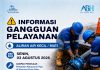 Perbaikan kebocoran pipa di Simpang Putri Hijau