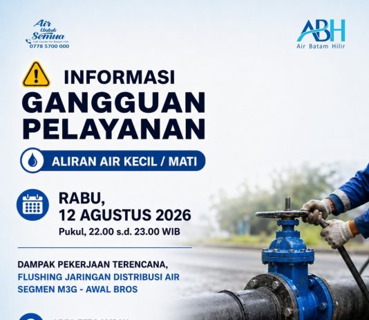 Pekerjaan Flushing Jaringan Distribusi Air Segmen M3G – Awal Bros