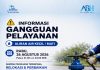 Perbaikan kebocoran pipa 600mm di Depan Batamindo