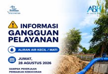 PT Air Batam Hilir Segera Tangani Kebocoran Pipa 800 mm di Jalur Muka Kuning