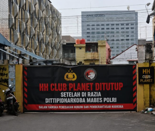 Geger Operasi Senyap Tempat Hiburan HH CLUB , di Grebek Dittipidnarkorba Mabes Polri