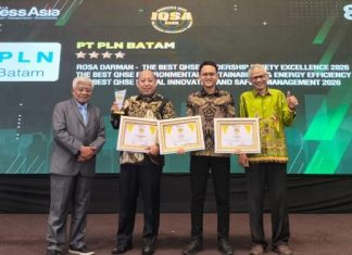 PLN Batam Borong Tiga Penghargaan IQSA 2026, Dari Efisiensi Energi hingga Inovasi Keselamatan