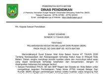 Mulai Besok! Sekolah di Batam Kembali Terapkan Belajar dari Rumah akibat Kabut Asap