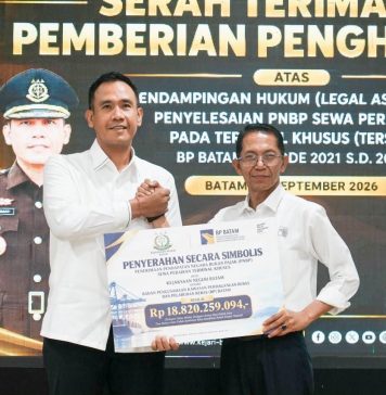 Sinergi BP Batam dan Kejari Batam, Rp18,82 Miliar PNBP Sewa Perairan Tersus Berhasil Diselesaikan