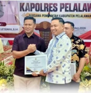 Kontribusi Penangan Karhutla, PT Musim Mas Menerima Penghargaan dari Kapolres