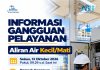 Dampak Dari Gangguan Aliran Listrik dari PLN di Instalasi Pengolahan Air Minum