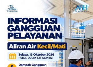 Dampak Dari Gangguan Aliran Listrik dari PLN di Instalasi Pengolahan Air Minum