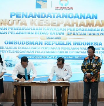 BP Batam dan Ombudsman RI Perkuat Pengawasan Pelayanan Publik