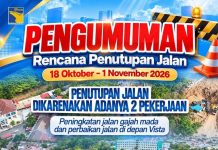 BP Batam Perbaiki Jalan Gajah Mada Jalur Sei Ladi: Siapkan Rekayasa Lalu Lintas Mulai 18 Oktober 2026