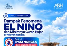 Dampak fenomena El Niño dan minimnya curah hujan penurunan ketersediaan air baku di Nongsa
